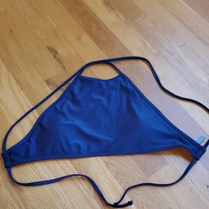 Navy bikini top
